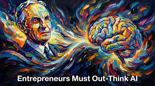 Entrepreneurs Must Out-Think AI